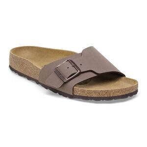 Birkenstock Catalina Mocha Slide Sandals 39 Narrow Fit Cork Footbed NEW in Box
